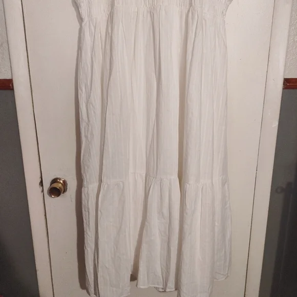 AVARA White Ruffled Cap Sleeve Dress Size XX-Large - Picture 11 of 14